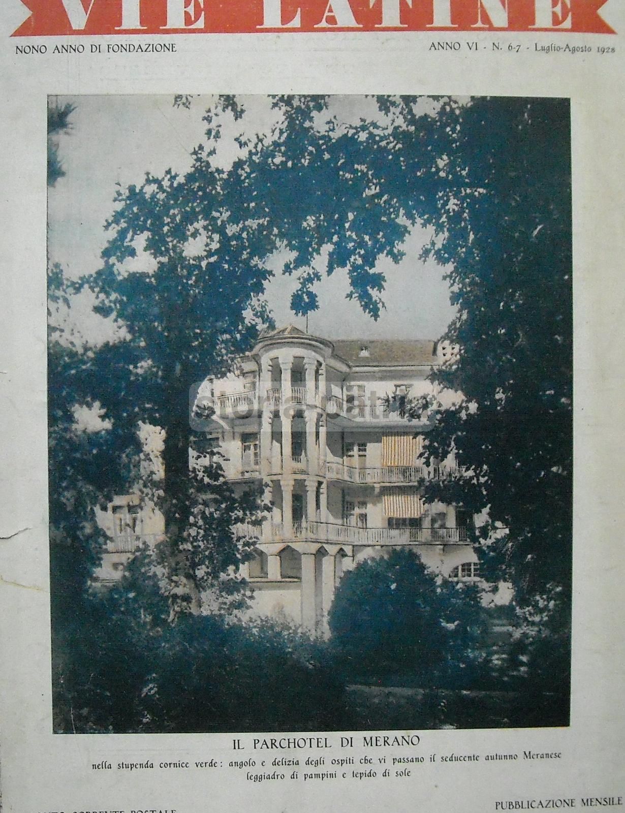 Vie Latine 1928 Cortina d'Ampezzo   Alberghi, Dolomiti, Venezia, Bologna