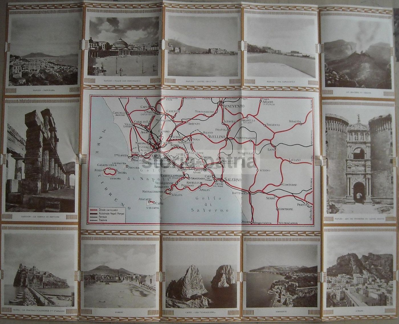 Depliant Enit Golfo Di Napoli E Costiera Amalfitana, Anni '40