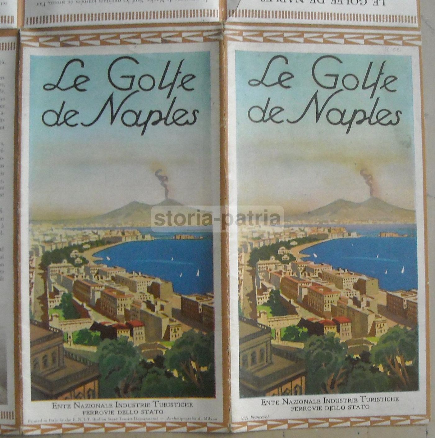 Depliant Enit Golfo Di Napoli E Costiera Amalfitana, Anni '40