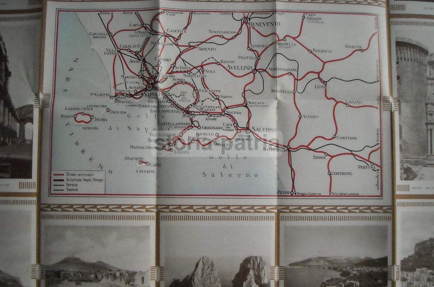 Depliant Enit Golfo Di Napoli E Costiera Amalfitana, Anni '40