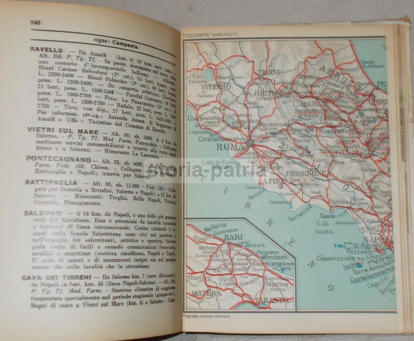 Guida Villit 1955: Villeggiature E Centri Termali Italiani