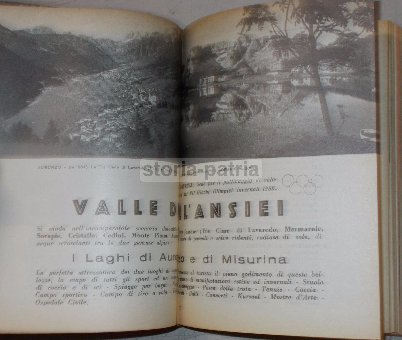 Guida Villit 1955: Villeggiature E Centri Termali Italiani