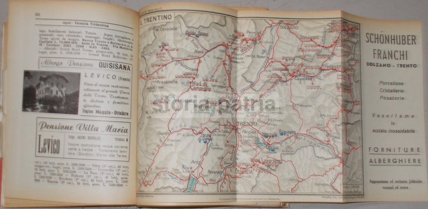 Guida Villit 1955: Villeggiature E Centri Termali Italiani