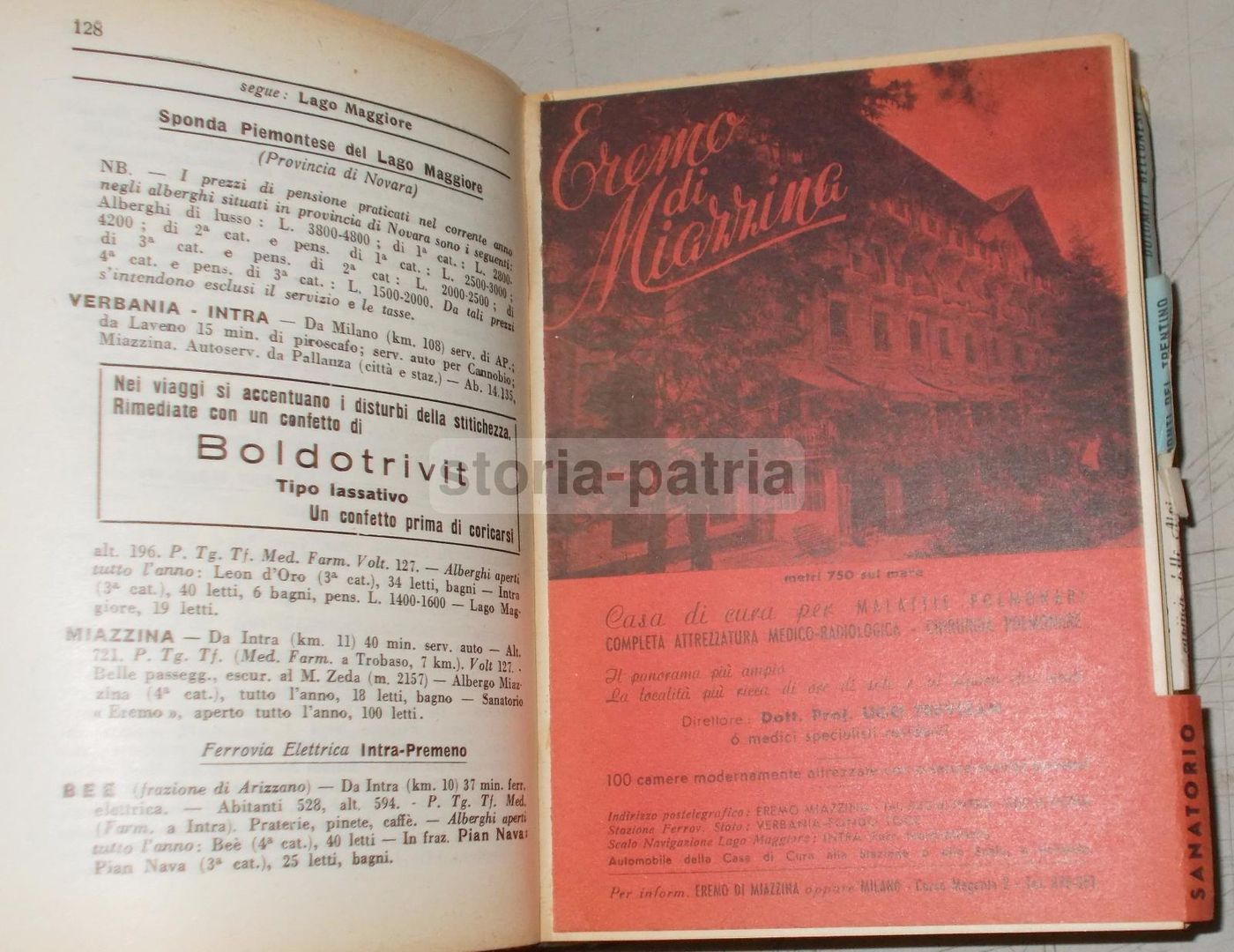 Guida Villit 1955: Villeggiature E Centri Termali Italiani