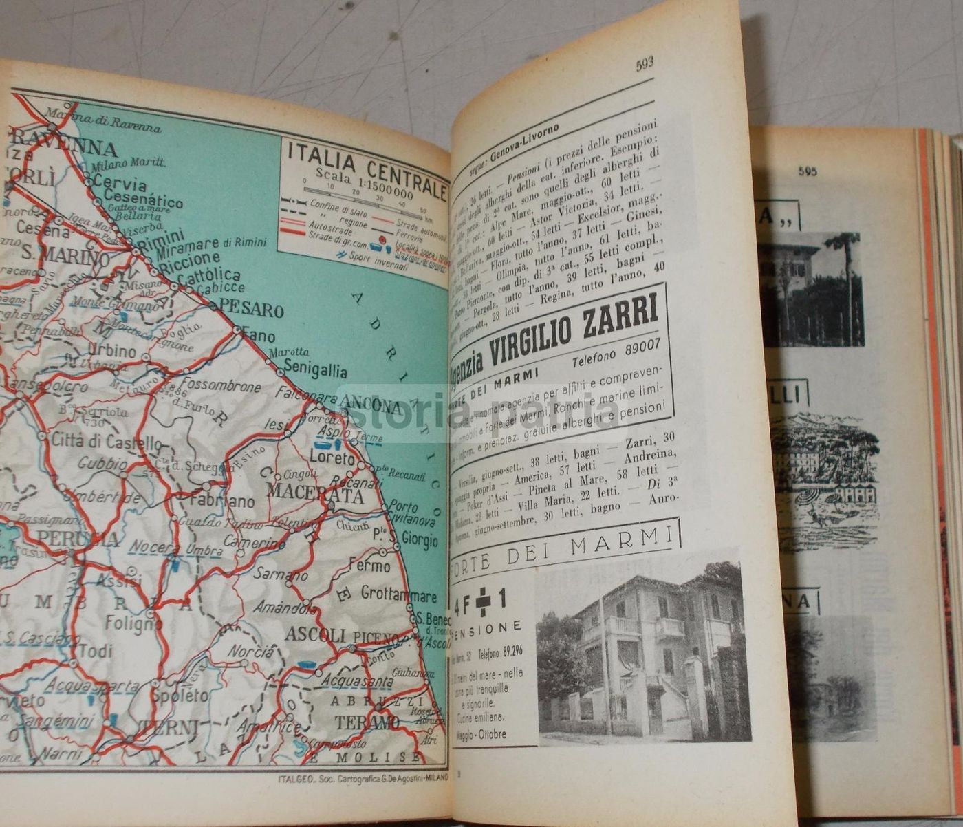 Guida Villit 1955: Villeggiature E Centri Termali Italiani