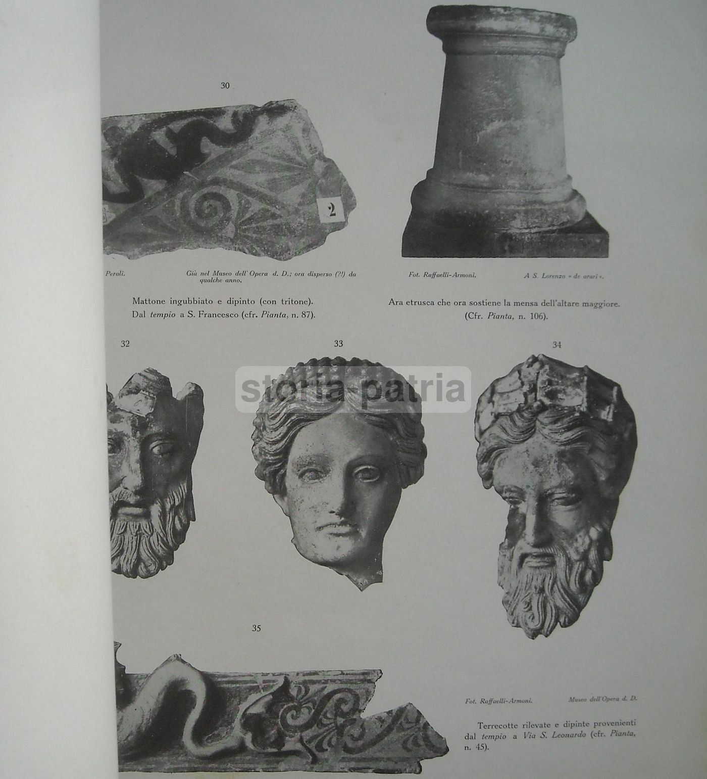 Orvieto Etrusca (1928)   Studio Archeologico Con Mappa E Tavole Di Carlo d'Aloisio Da Vasto