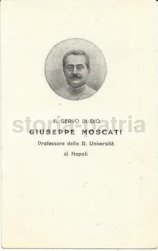 Santino Di Giuseppe Moscati, Professore Dell'Università Di Napoli, Preghiera Alla Trinità, Anni '30