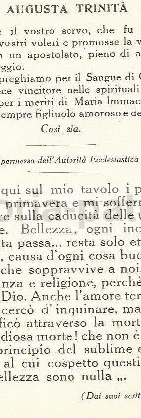Santino Di Giuseppe Moscati, Professore Dell'Università Di Napoli, Preghiera Alla Trinità, Anni '30