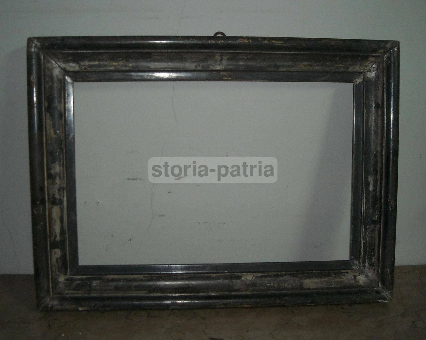 Cornice Antica Fine '800 Primo '900 Argentata 43x31 Cm