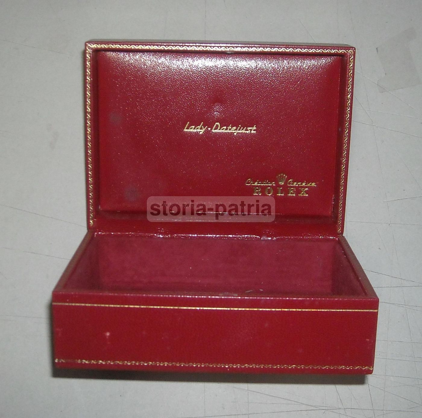 Scatola Rolex Lady Datejust Vintage Rossa Originale Anni 70