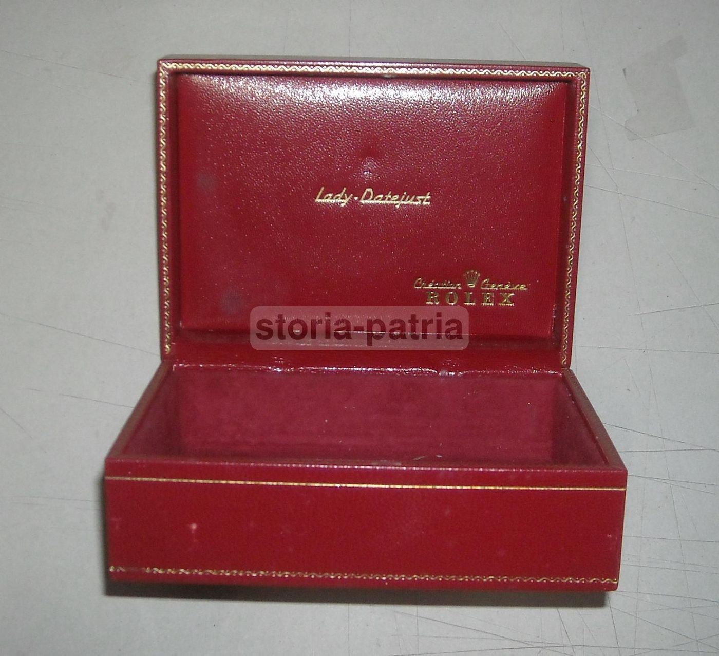 Scatola Rolex Lady Datejust Vintage Rossa Originale Anni 70