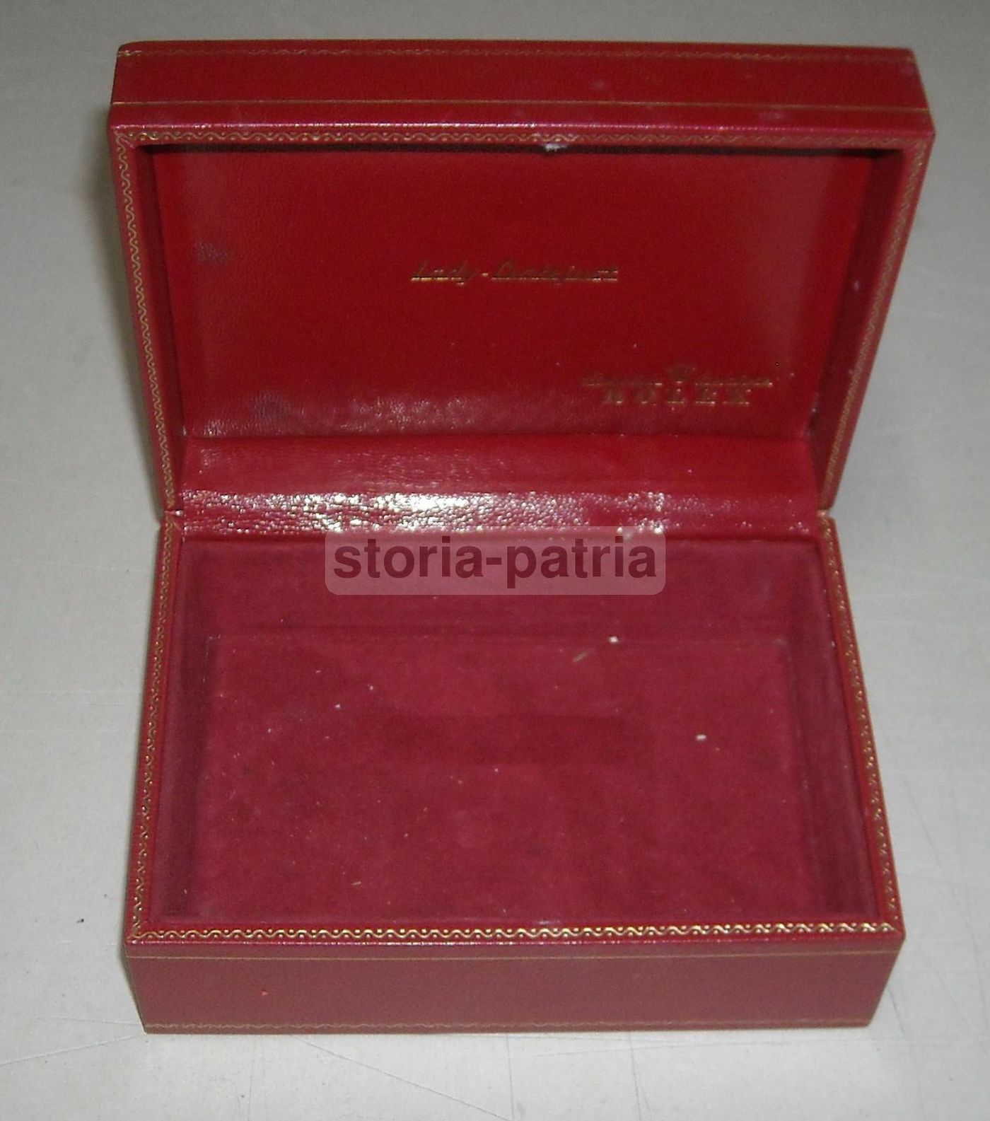 Scatola Rolex Lady Datejust Vintage Rossa Originale Anni 70
