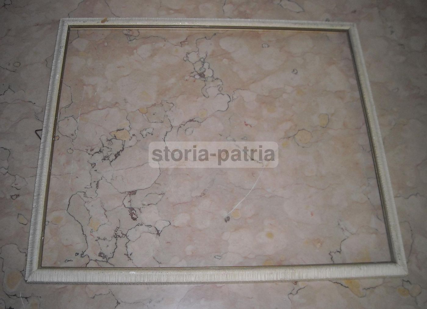 Cornice Laccata Decorativa Anni '50 Per Stampe E Disegni, 38x32 Cm