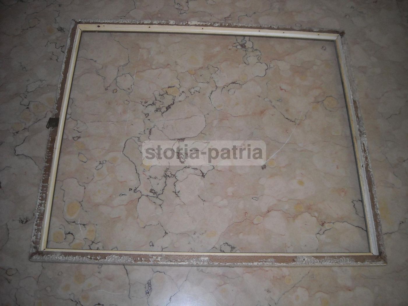 Cornice Laccata Decorativa Anni '50 Per Stampe E Disegni, 38x32 Cm