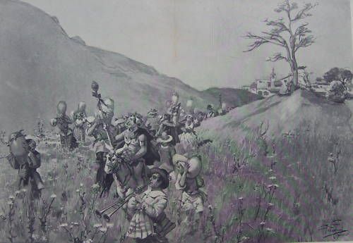 Il Trionfo Di Bacco Di Riccardo Pellegrini Stampa Antica 1900