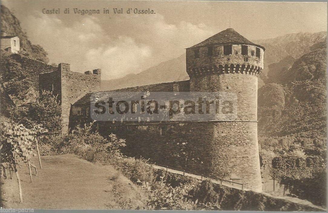 Cartolina Antica Castel Di Vogogna, Val d'Ossola (anni '20)