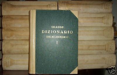 Grande Dizionario Enciclopedico Utet 1933 Trucco Fedele 11 Volumi