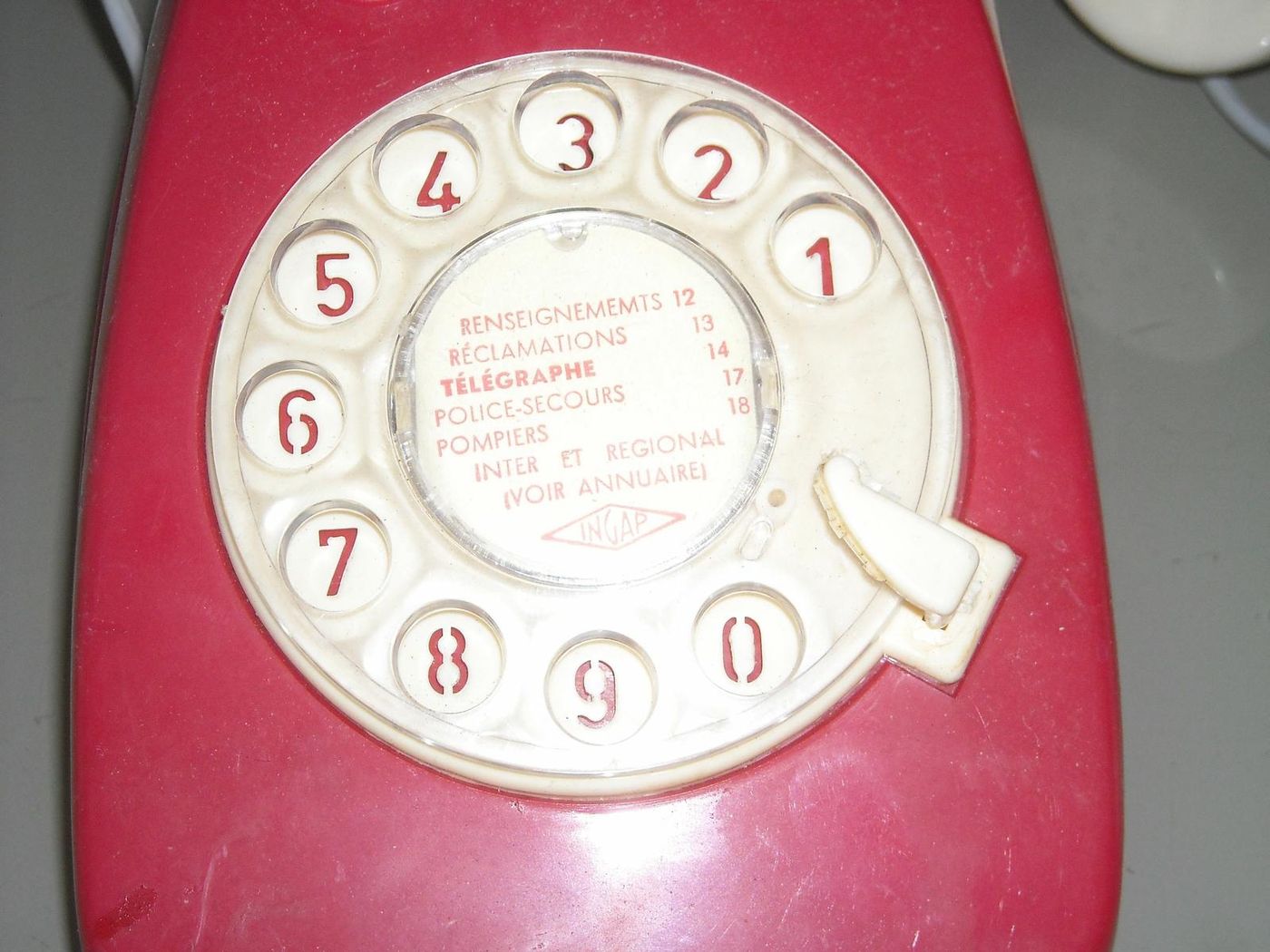 Coppia Telefoni Giocattolo Ingap Vintage Anni 60 Con Scatola