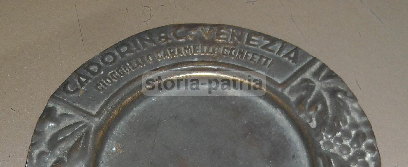 Posacenere Pubblicitario Cadorin & C. Venezia, Epoca Liberty