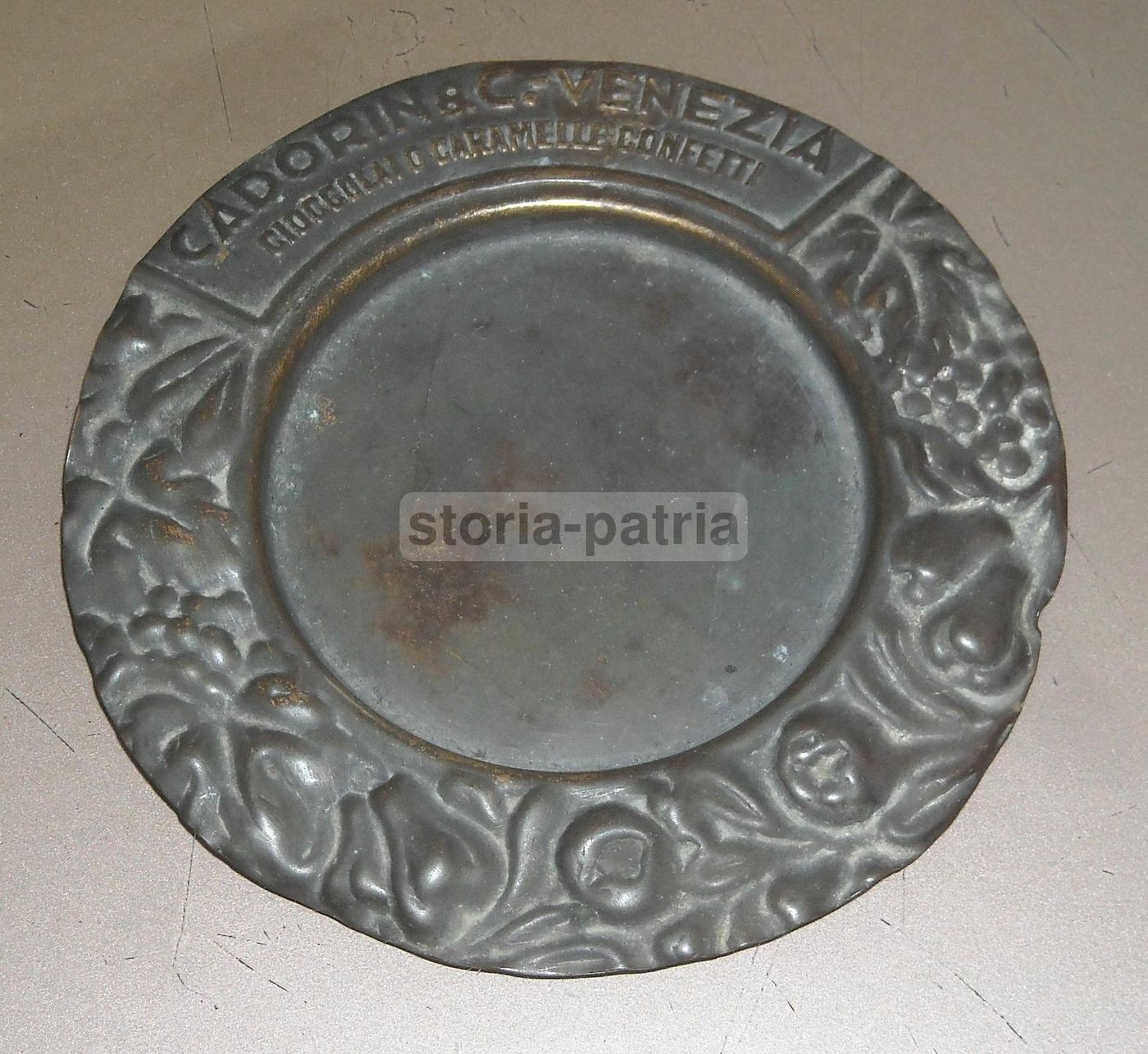 Posacenere Pubblicitario Cadorin & C. Venezia, Epoca Liberty