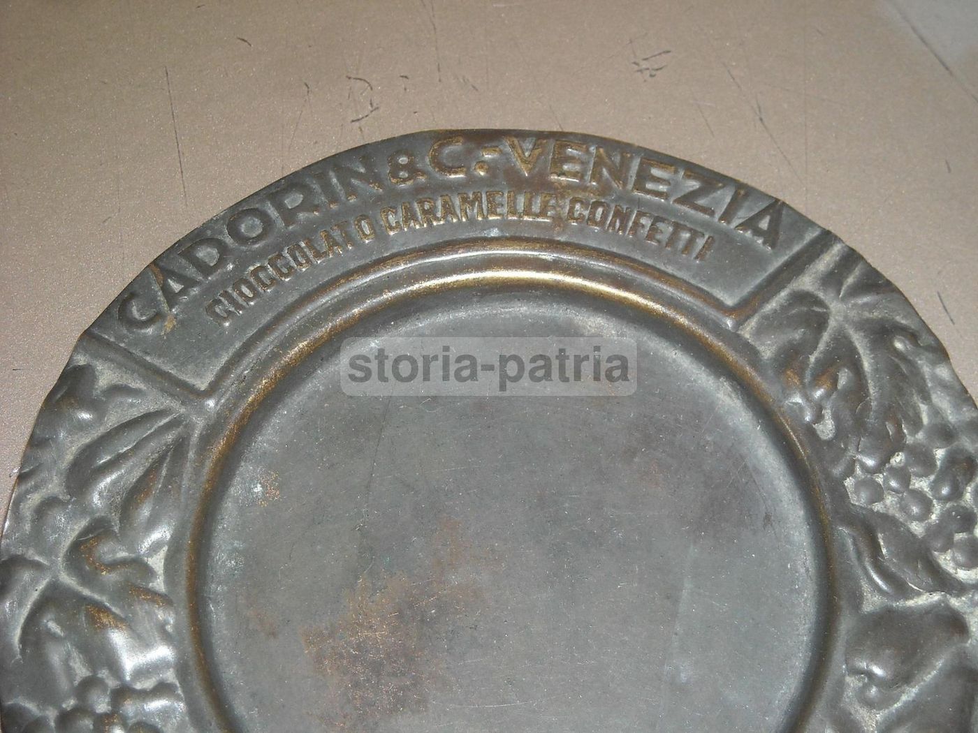Posacenere Pubblicitario Cadorin & C. Venezia, Epoca Liberty