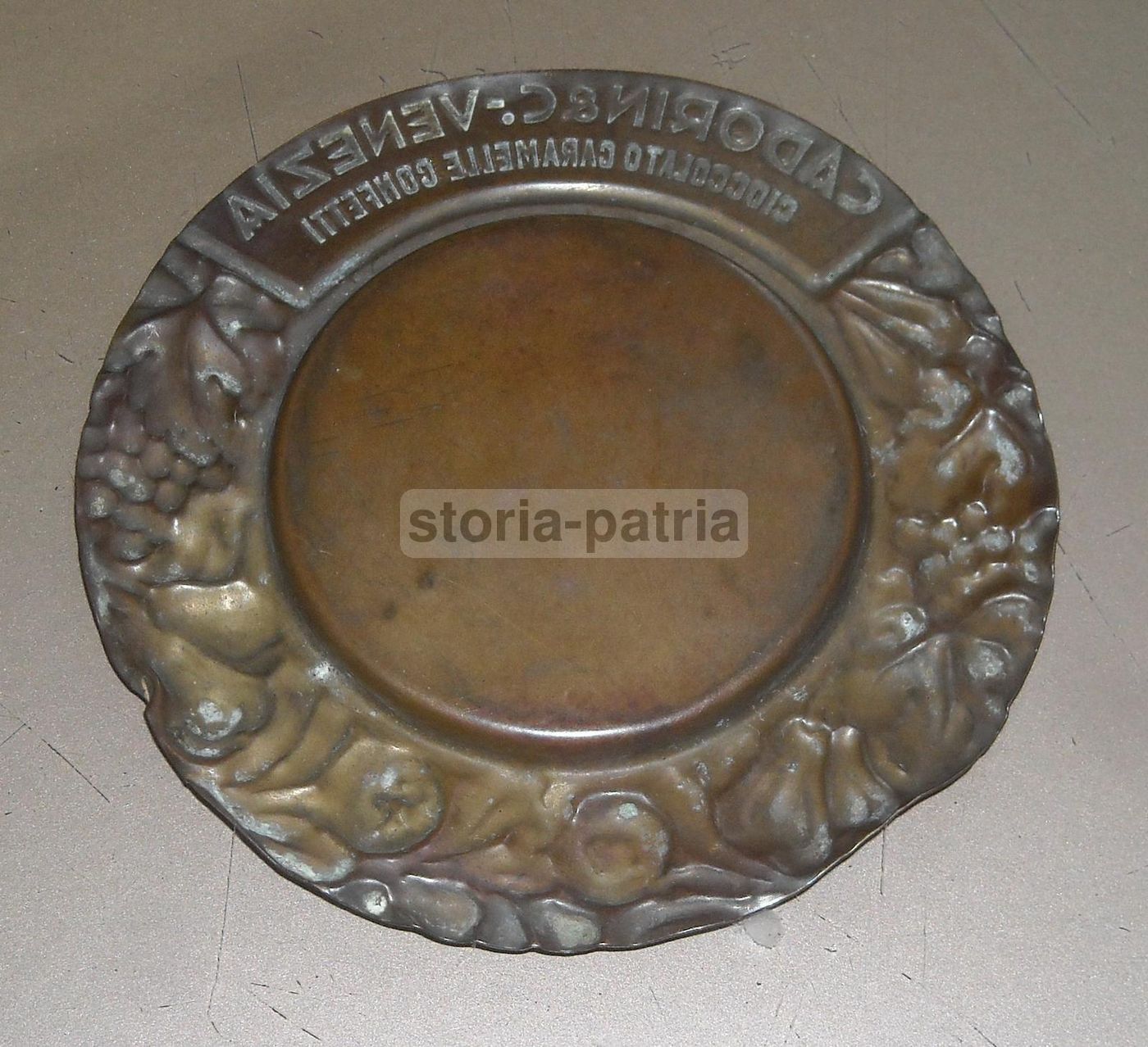 Posacenere Pubblicitario Cadorin & C. Venezia, Epoca Liberty