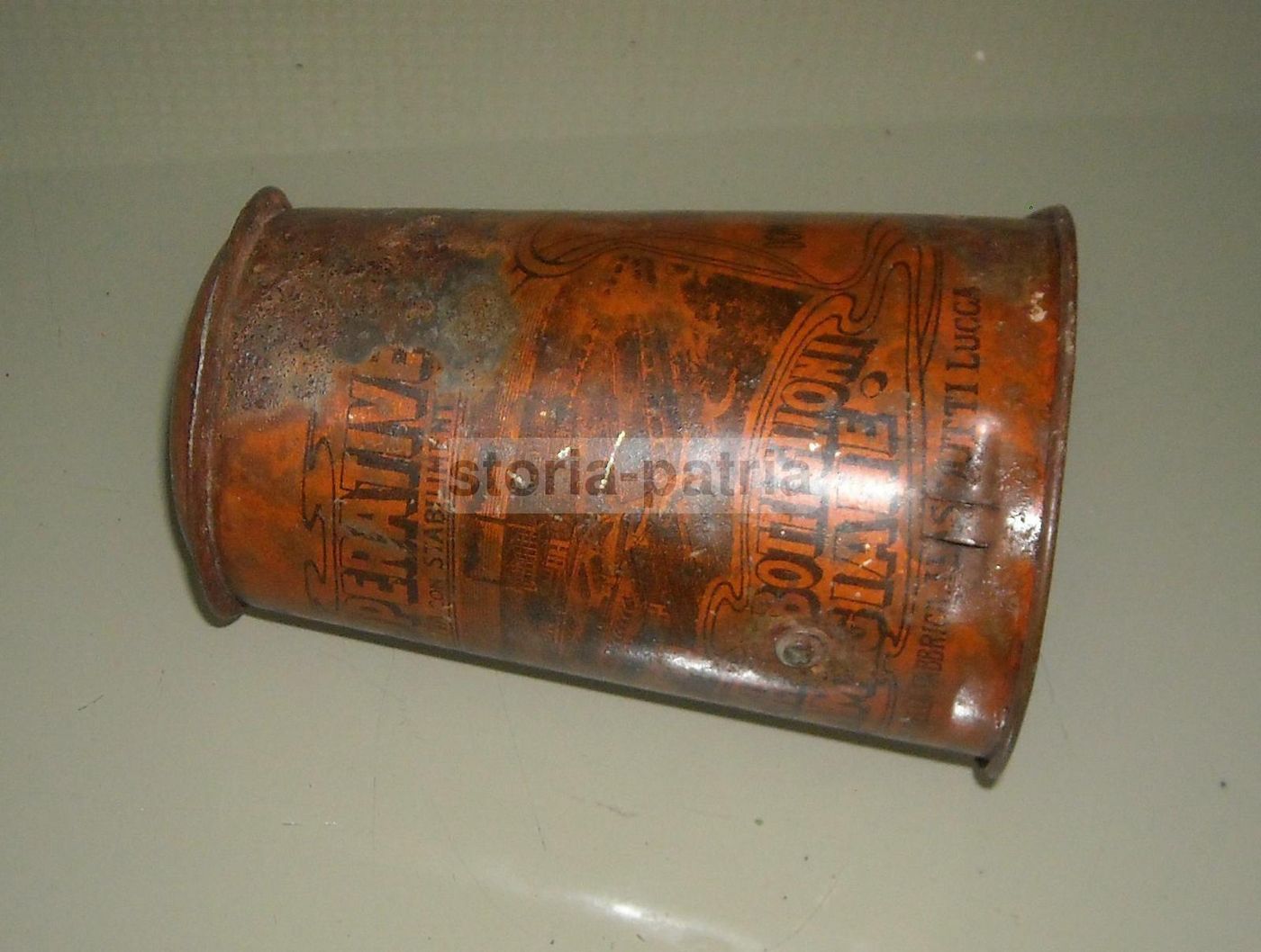 Tappo Pubblicitario Vetrerie Cooperative Lucca Primi '900 Liberty