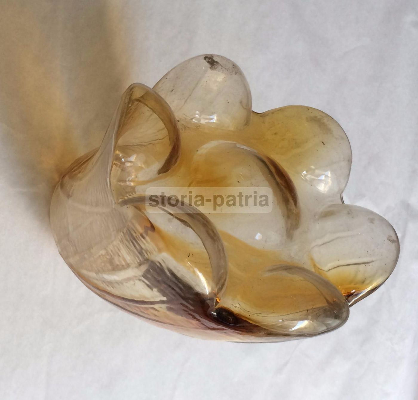 Coppa In Vetro Di Murano A Forma Di Fiore Per Lampada, Anni '50