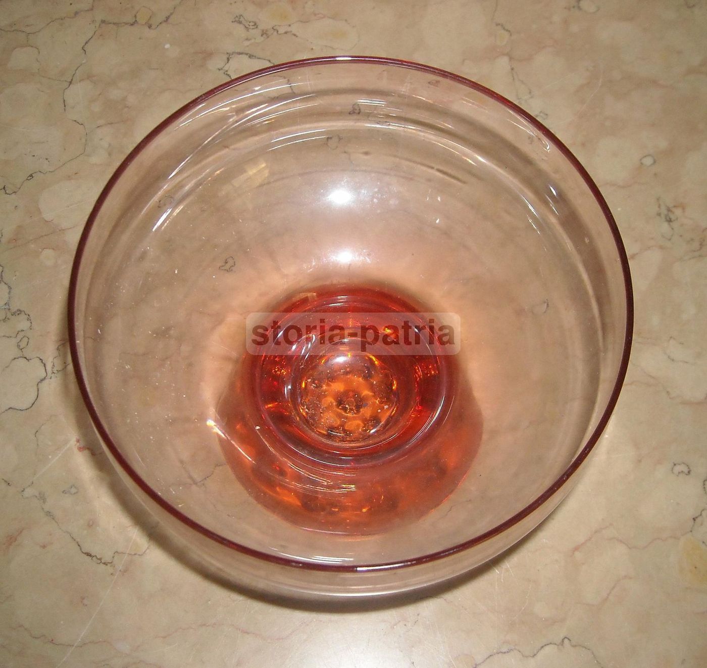 Set 5 Ciotole In Vetro Rosa Anni '50 Per Gelato E Macedonie