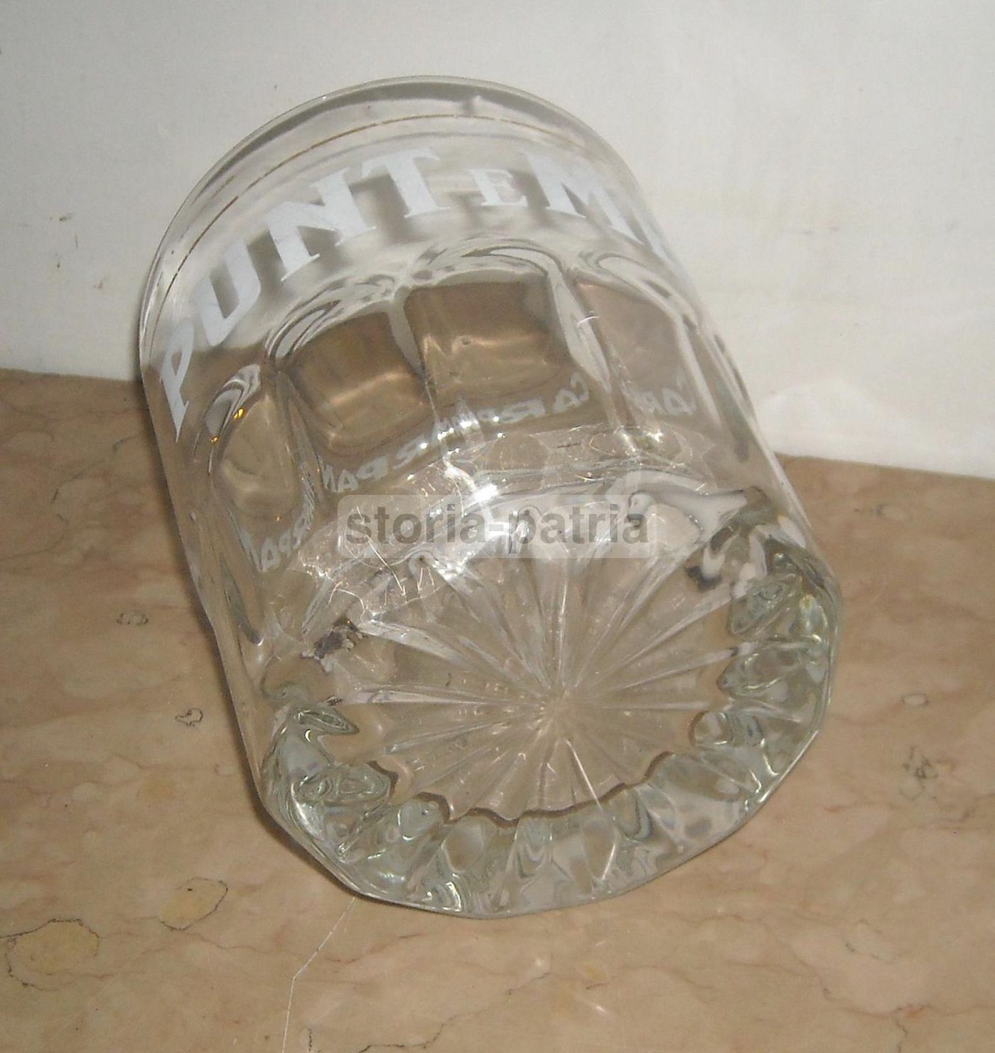 Vaso In Vetro Carpano Punt E Mes Vintage Anni 70 80 Pubblicitario