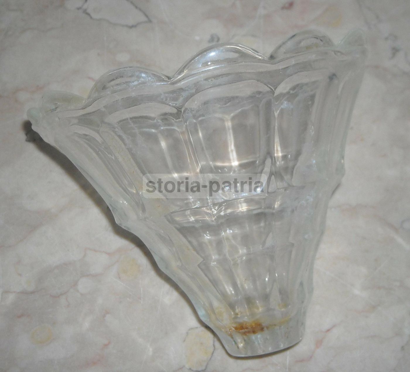 Coppa In Vetro Per Lampada, Epoca Anni '30, Murano