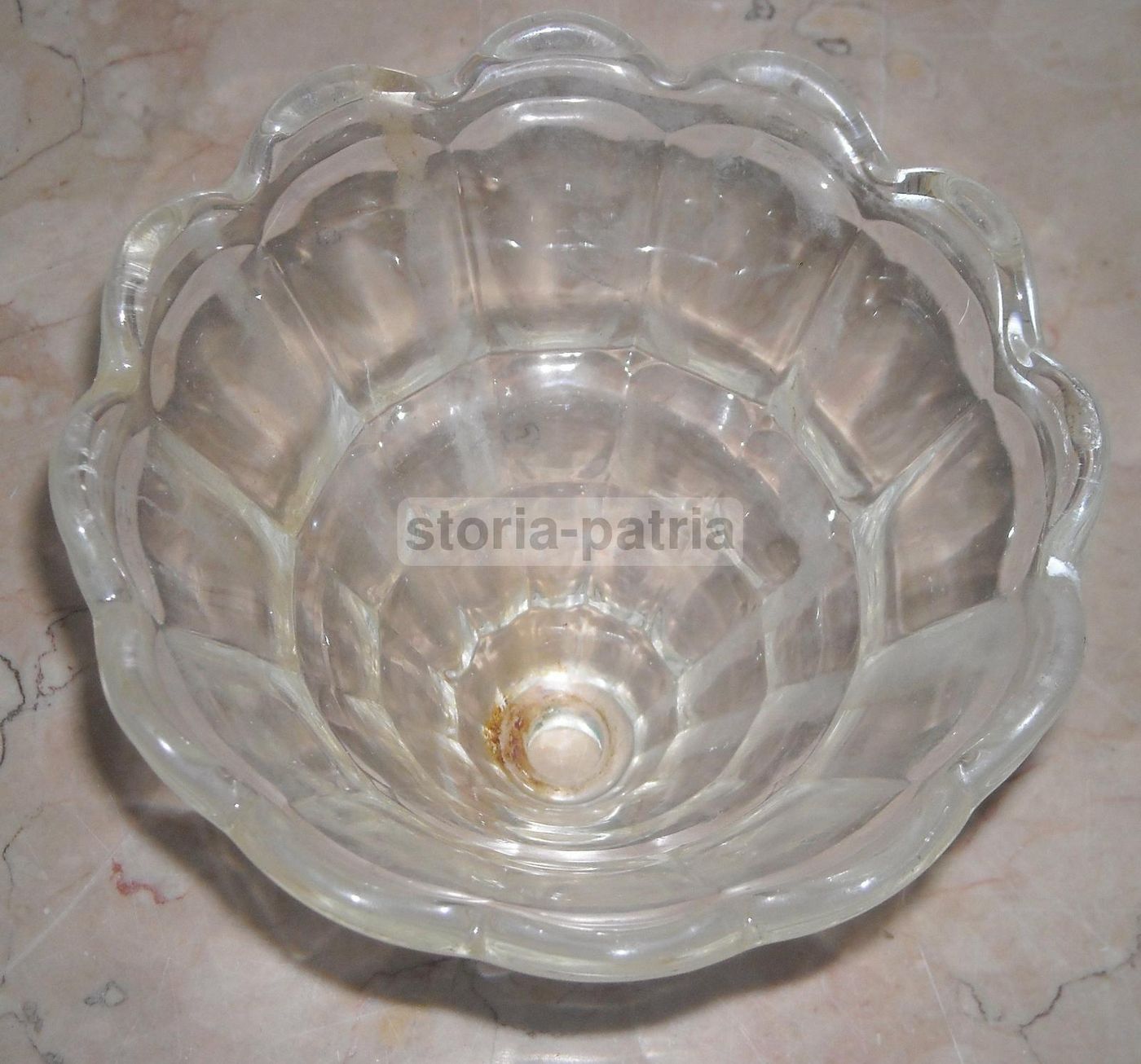 Coppa In Vetro Per Lampada, Epoca Anni '30, Murano