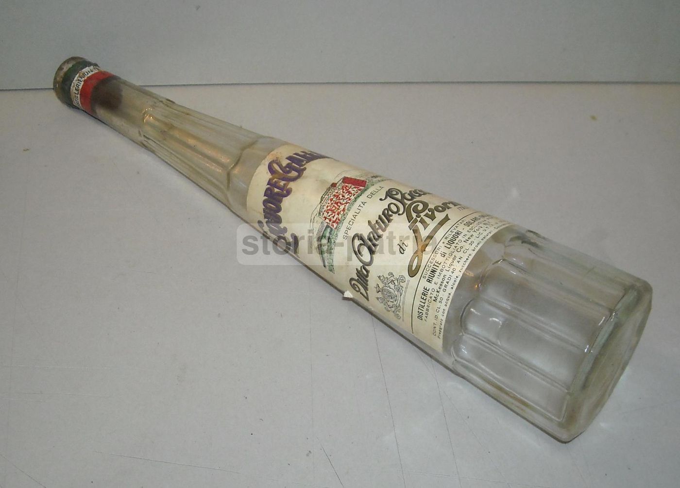 Bottiglia Pubblicitaria Liquore Galliano Vaccari, Livorno, Anni '60