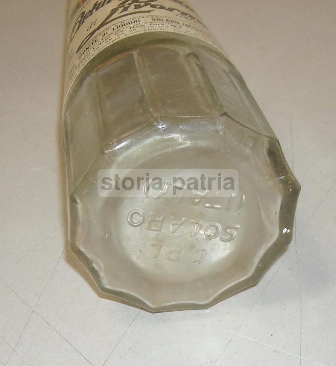 Bottiglia Pubblicitaria Liquore Galliano Vaccari, Livorno, Anni '60