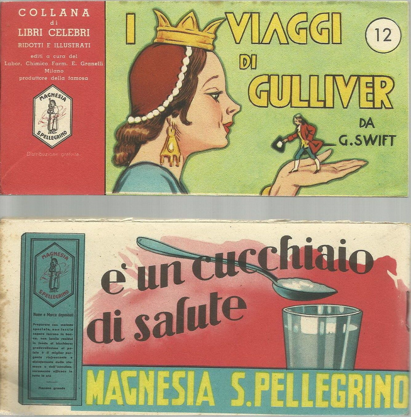 I Viaggi Di Gulliver. Fumetto Pubblicitario Magnesia San Pellegrino, Anni '50