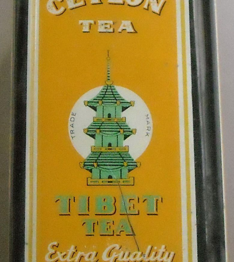 Scatola Latta Tè Ceylon Italtea Milano (anni '30 '60)