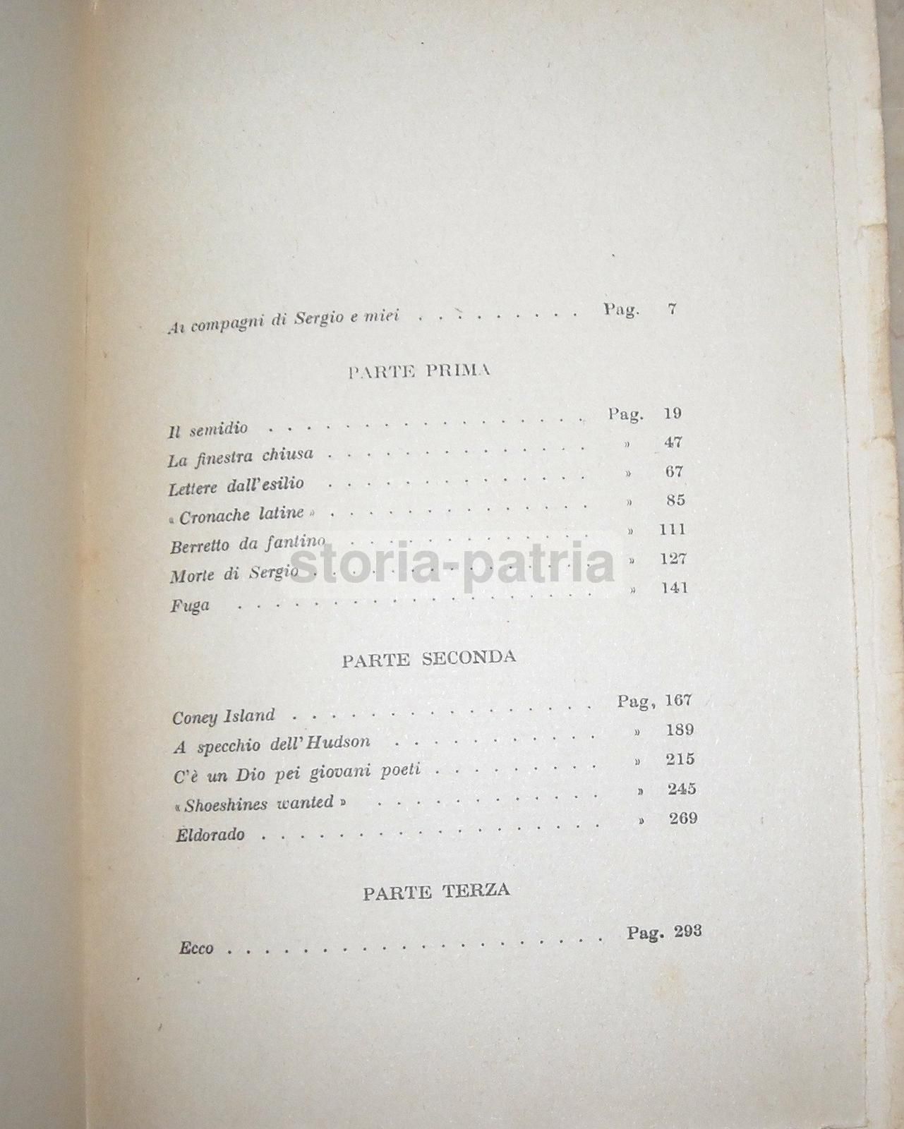 Si Sbarca A New York Di Fausto Maria Martini, Mondadori 1930