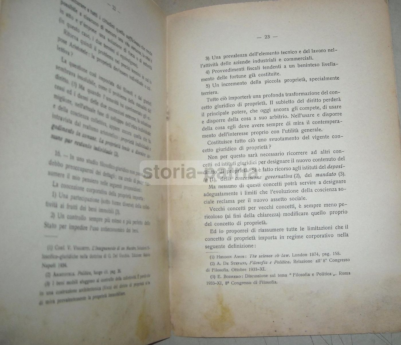 Vitale Viglietti, Etica Corporativa E Limiti Del Concetto Giuridico Di Proprietà, Napoli, 1934