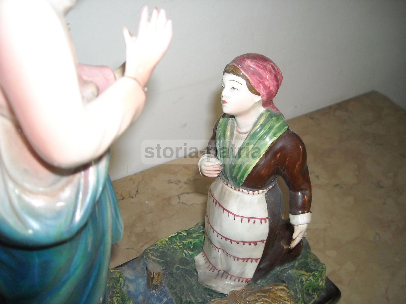Madonna Di Caravaggio, Scultura In Ceramica Ferrandi Vimodrone, Anni '30