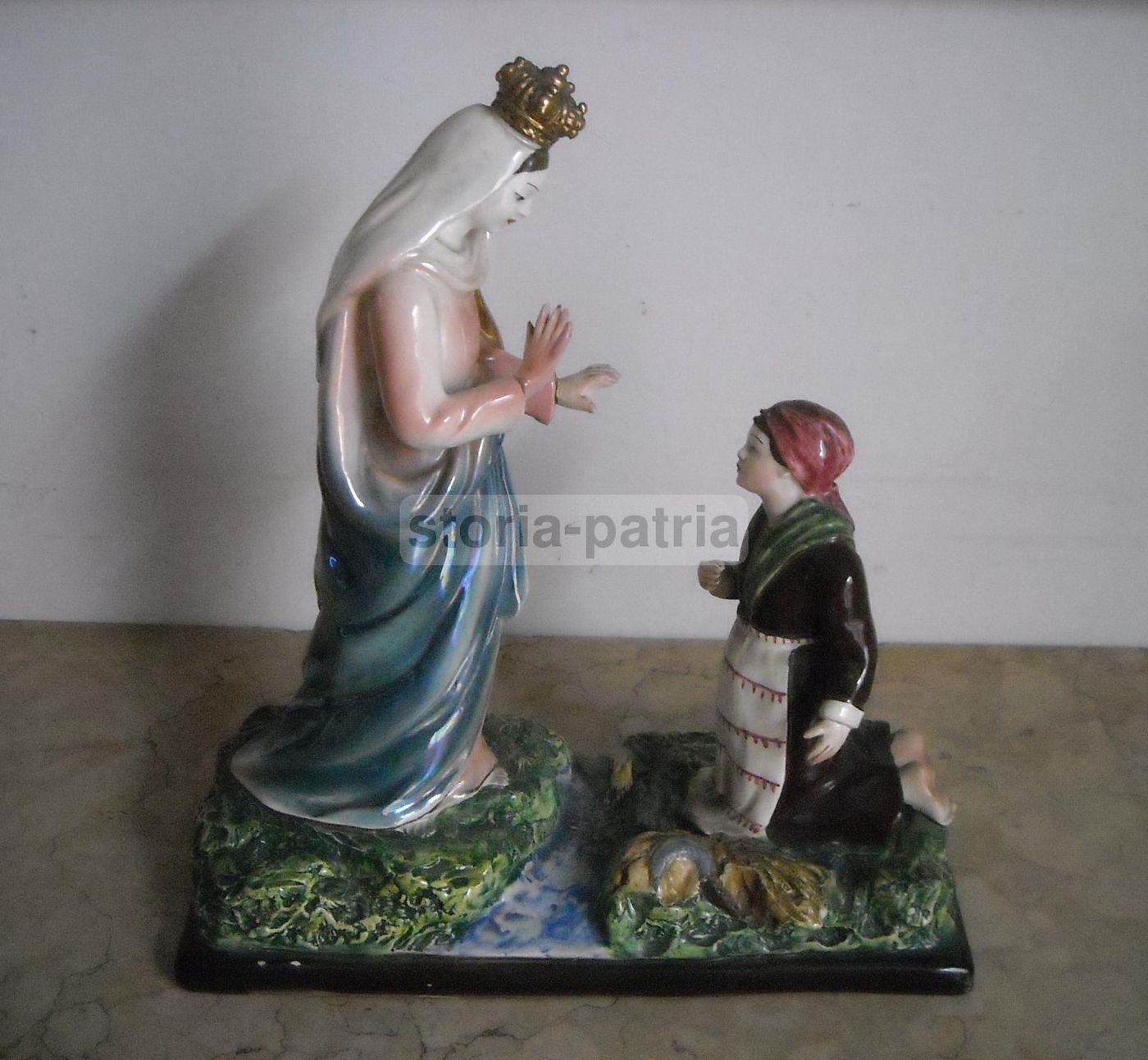 Madonna Di Caravaggio, Scultura In Ceramica Ferrandi Vimodrone, Anni '30