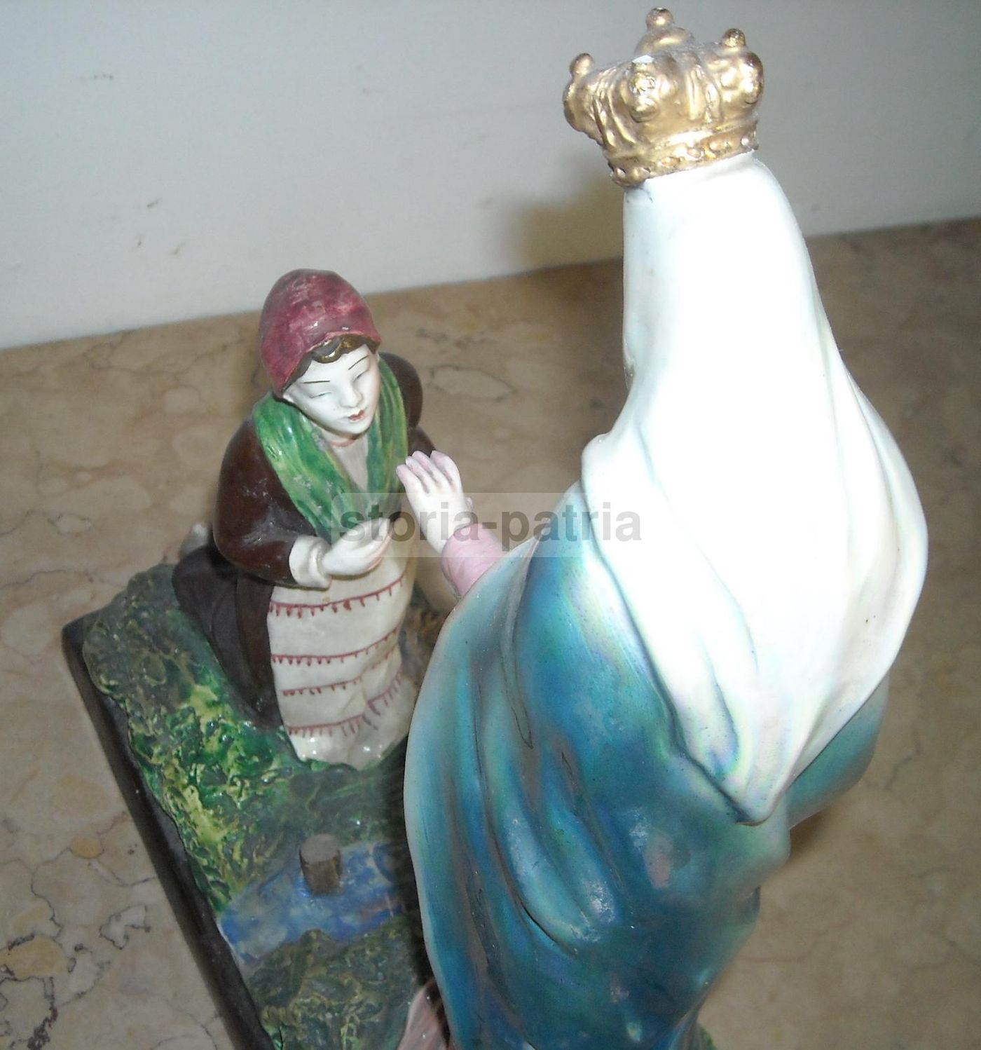 Madonna Di Caravaggio, Scultura In Ceramica Ferrandi Vimodrone, Anni '30