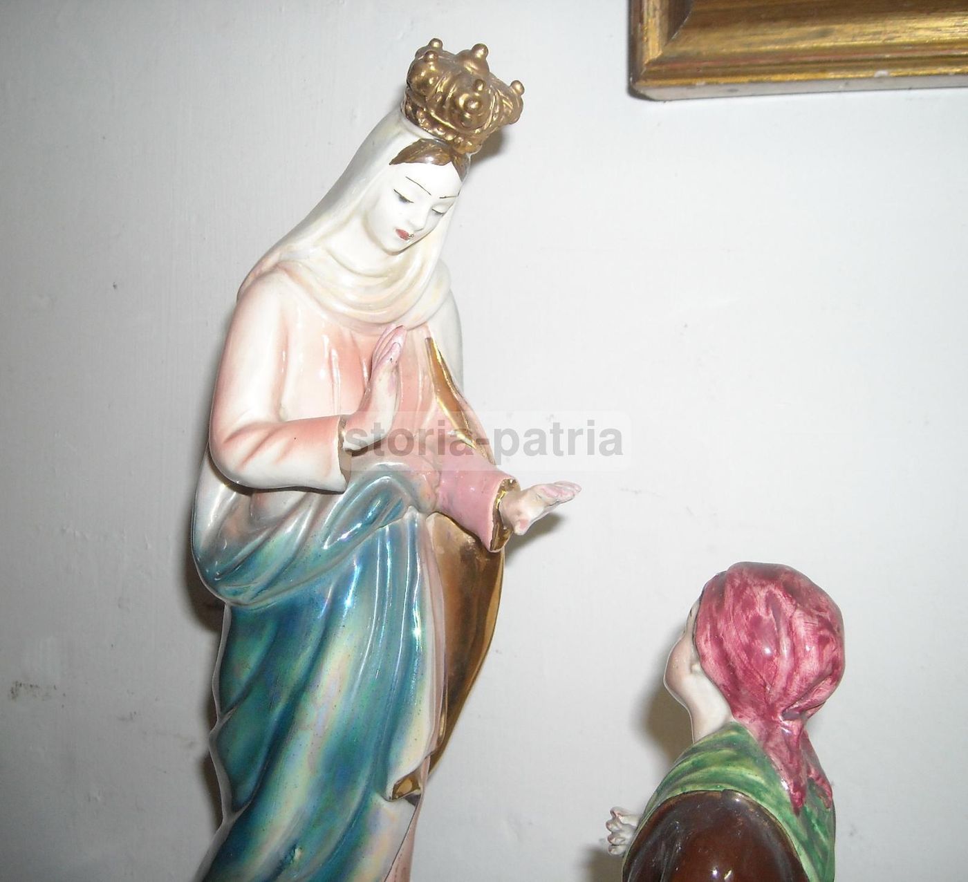 Madonna Di Caravaggio, Scultura In Ceramica Ferrandi Vimodrone, Anni '30