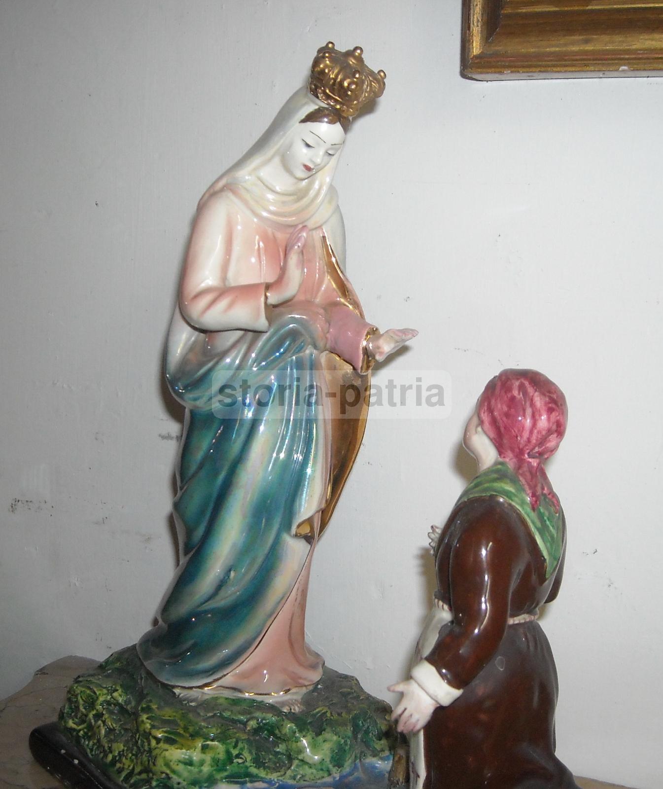 Madonna Di Caravaggio, Scultura In Ceramica Ferrandi Vimodrone, Anni '30