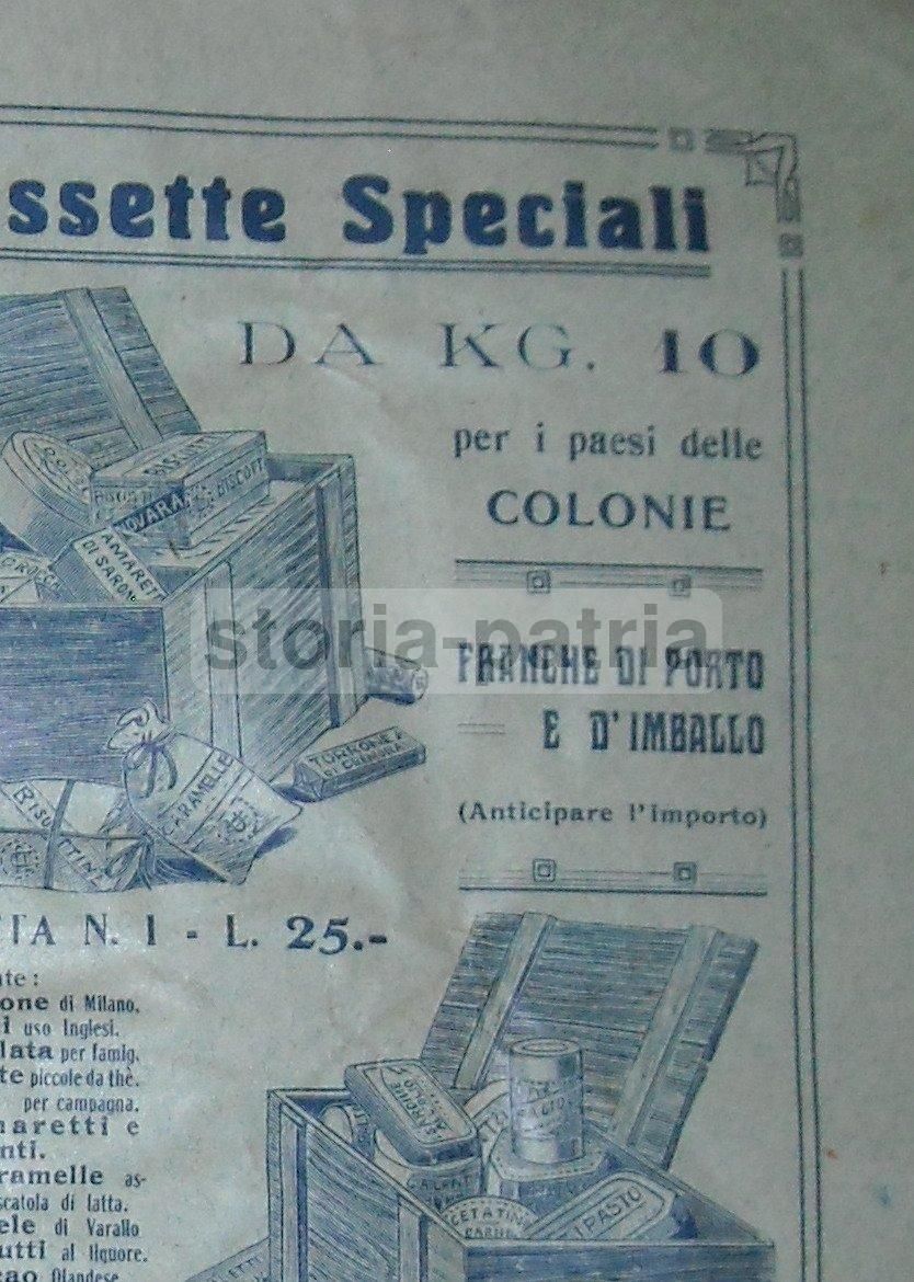 Listino Unione Cooperativa Milano 1914 Vini Alimentari Panettone