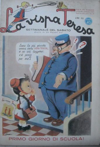 La Vispa Teresa: Giornalino Illustrato Per Bambini, Ottobre 1949