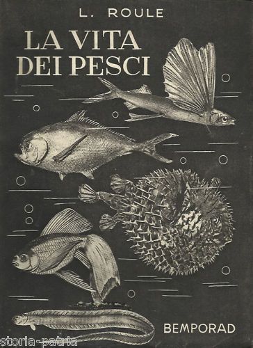 La Vita Dei Pesci Di Luigi Roule, Bemporad 1932, 60 Tavole