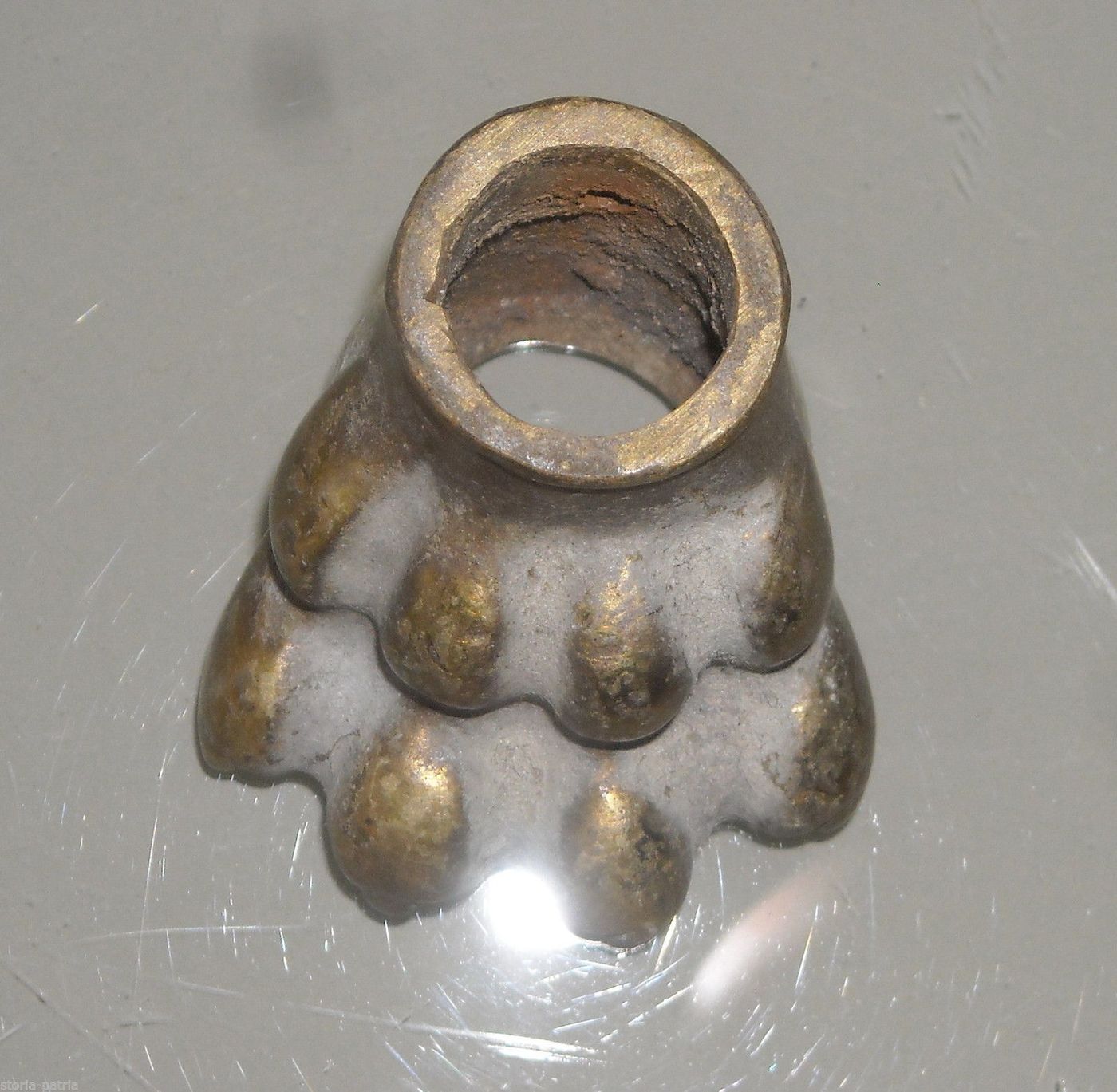 Zampetta Leonina In Ottone, Epoca '900, Piede Per Mobile Antico
