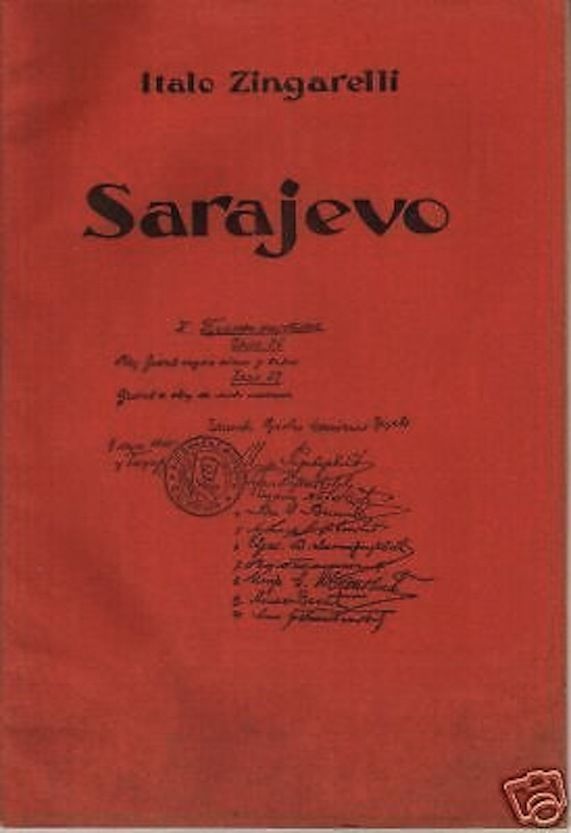 Sarajevo Di Italo Zingarelli. Torino, La Stampa, 1935