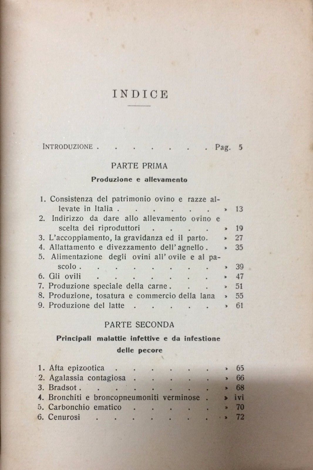 La Pecora Di A. Bartolucci (1928): Manuale Di Zootecnia E Veterinaria