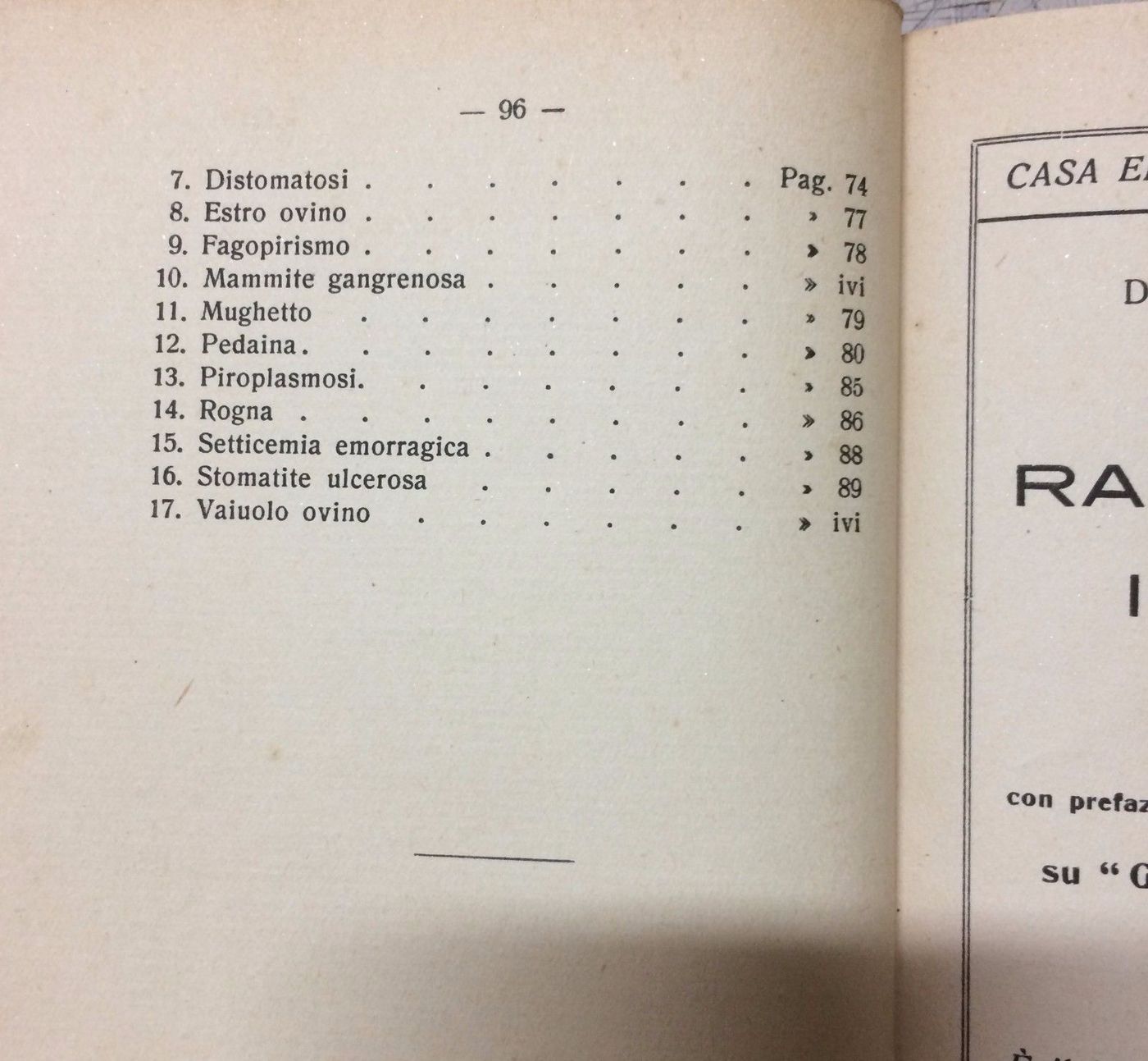 La Pecora Di A. Bartolucci (1928): Manuale Di Zootecnia E Veterinaria